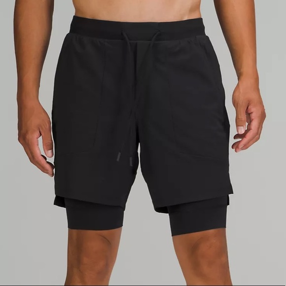 lululemon athletica Other - Lululemon Black men train shorts L